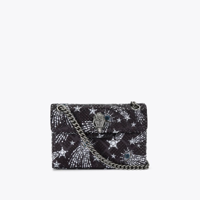 Kurt Geiger London Mini Fabric Kensington Women\'s Crossbody Bags Black | Malaysia OD44-749
