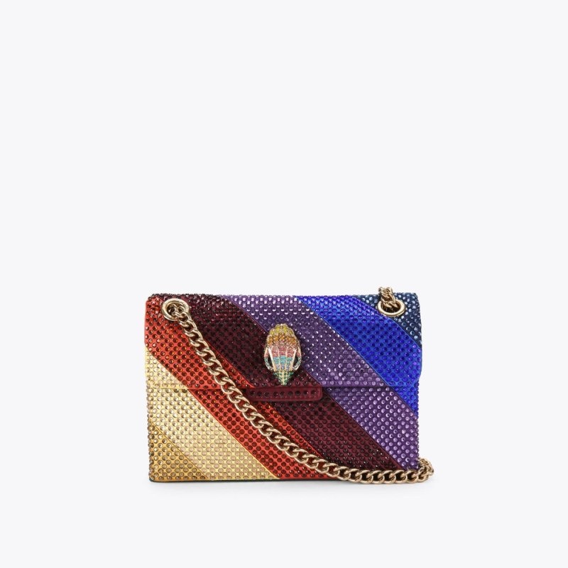 Kurt Geiger London Mini Fabric Kensington Women\'s Crossbody Bags Multicolor | Malaysia NH39-136
