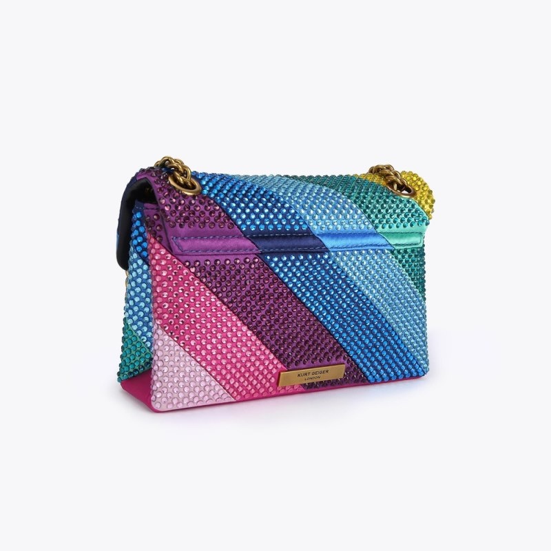 Kurt Geiger London Mini Fabric Kensington Women's Mini Bags Multicolor | Malaysia SO55-288