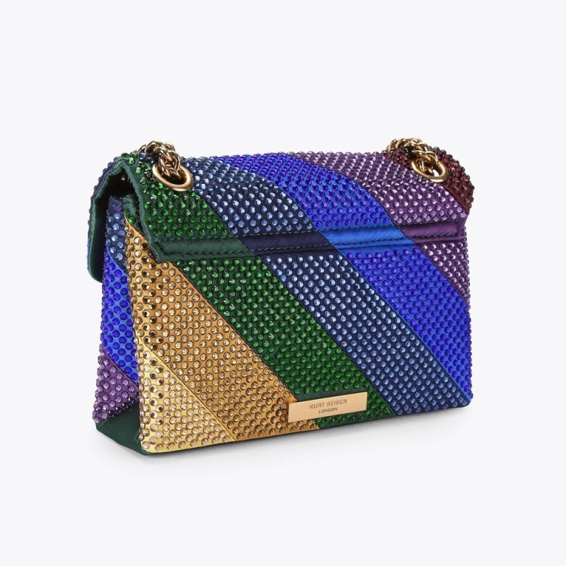 Kurt Geiger London Mini Fabric Kensington Women's Mini Bags Multicolor | Malaysia YJ42-638