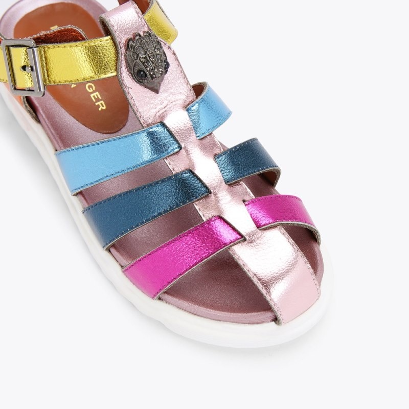 Kurt Geiger London Mini Fisherman Sandal Kids Shoes Multicolor | Malaysia MK13-911