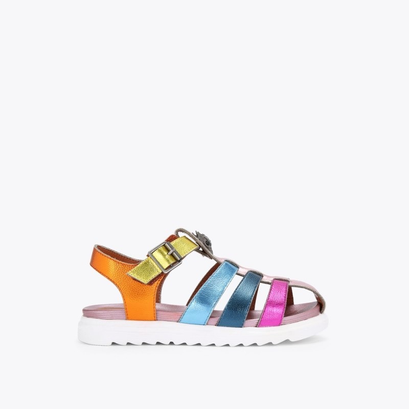 Kurt Geiger London Mini Fisherman Sandal Kids Shoes Multicolor | Malaysia MK13-911