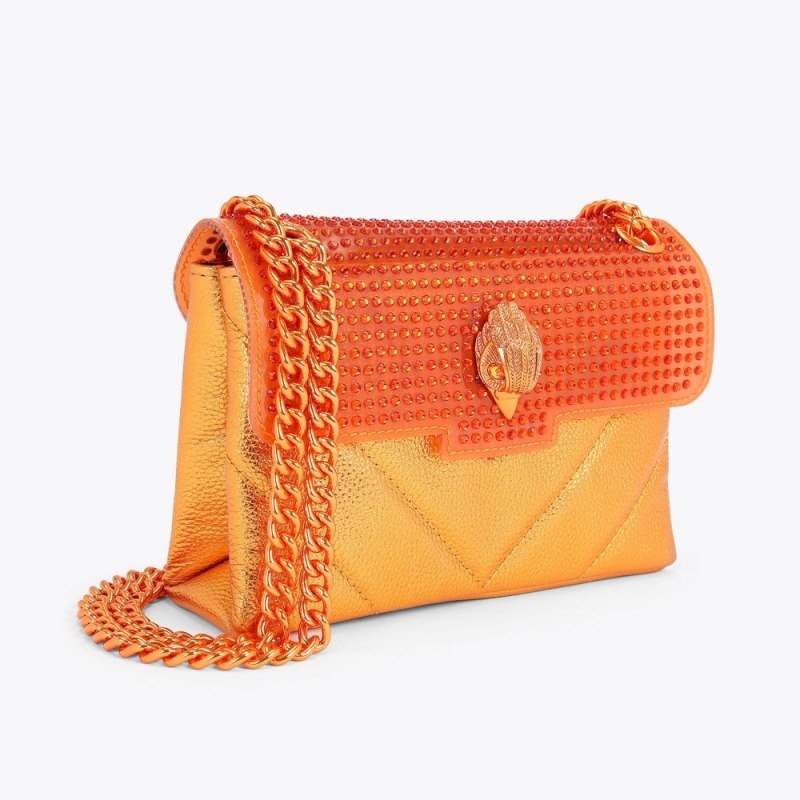 Kurt Geiger London Mini Kensington Women's Mini Bags Orange | Malaysia JK69-914