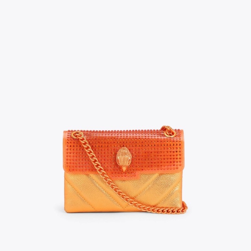 Kurt Geiger London Mini Kensington Women\'s Mini Bags Orange | Malaysia JK69-914
