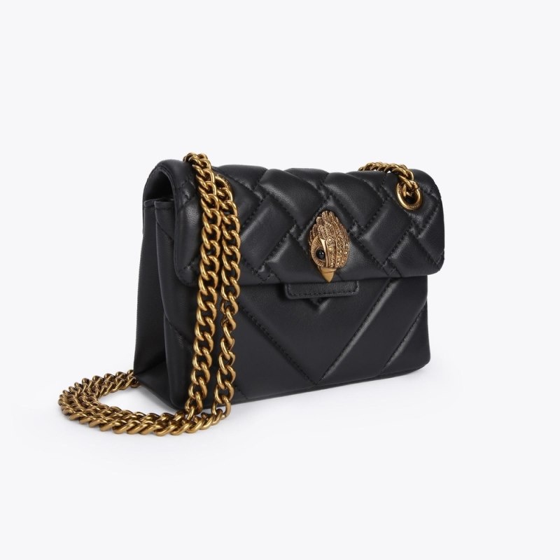 Kurt Geiger London Mini Kensington Women's Crossbody Bags Black | Malaysia HT30-844