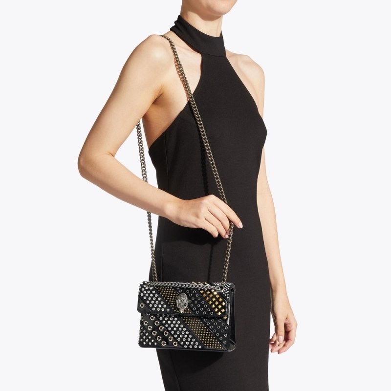 Kurt Geiger London Mini Kensington Women's Crossbody Bags Black | Malaysia XS10-821