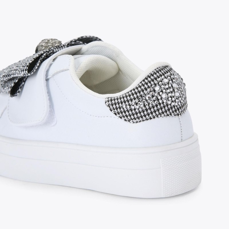 Kurt Geiger London Mini Laney Sneaker Kids Shoes Silver | Malaysia OO77-936