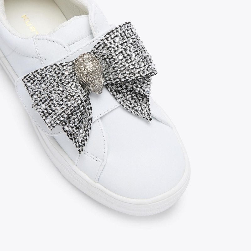 Kurt Geiger London Mini Laney Sneaker Kids Shoes Silver | Malaysia OO77-936
