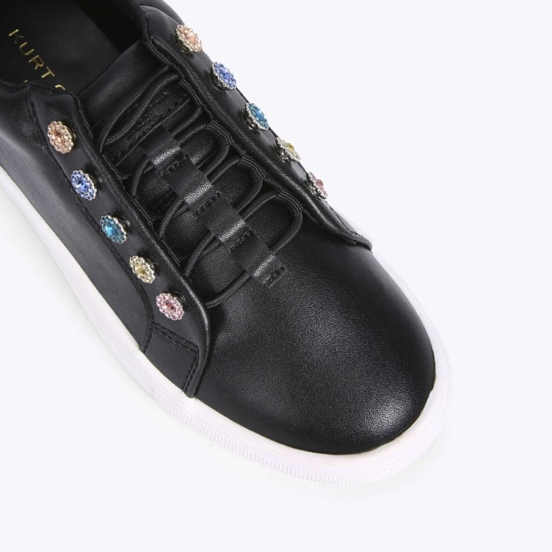 Kurt Geiger London Mini Liviah Sneaker Kids Shoes Black | Malaysia DP90-201