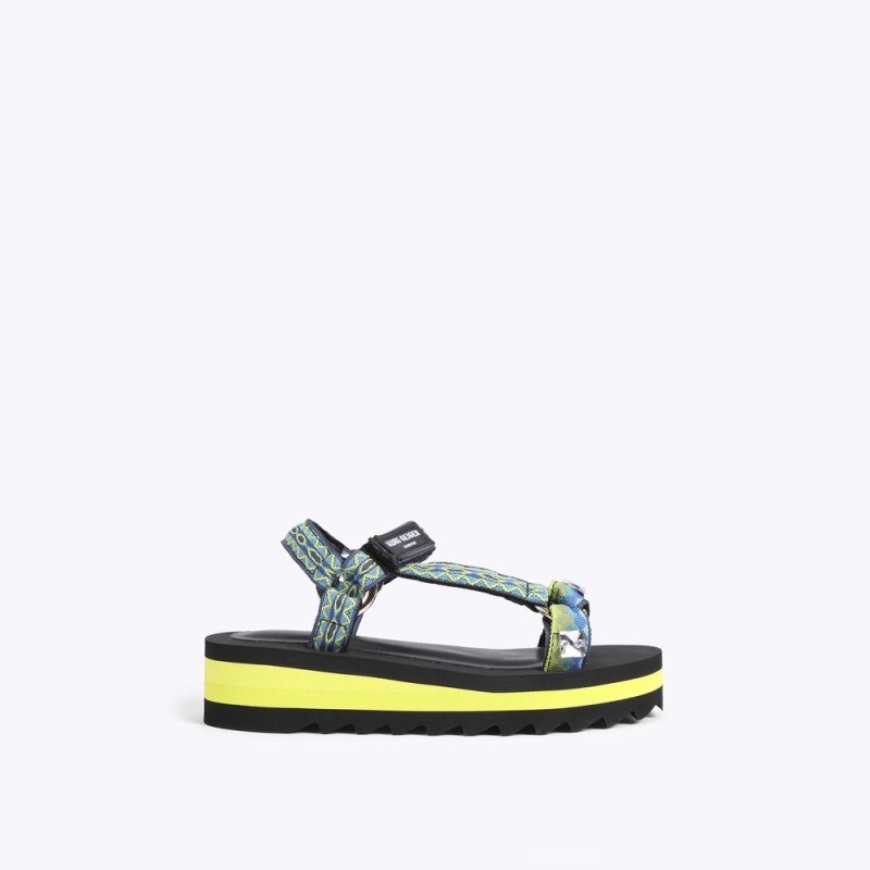 Kurt Geiger London Mini Olivia Kids Shoes Green | Malaysia DU27-176