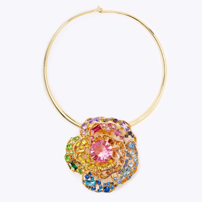 Kurt Geiger London Mw Bloom Necklace Women\'s Jewelry Multicolor | Malaysia DU88-375