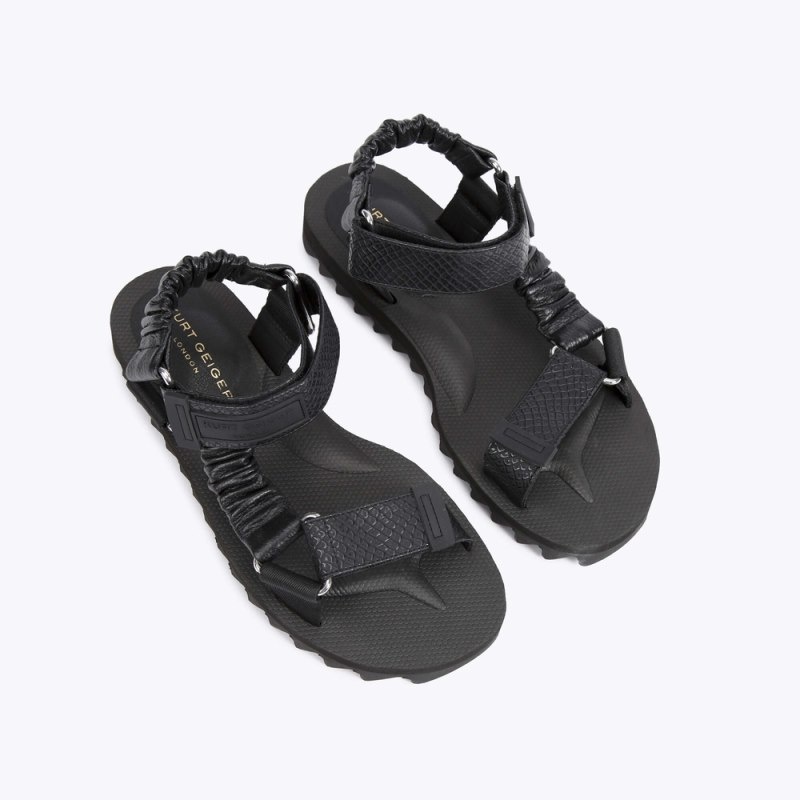 Kurt Geiger London Orion Men's Sandals Black | Malaysia XQ44-654