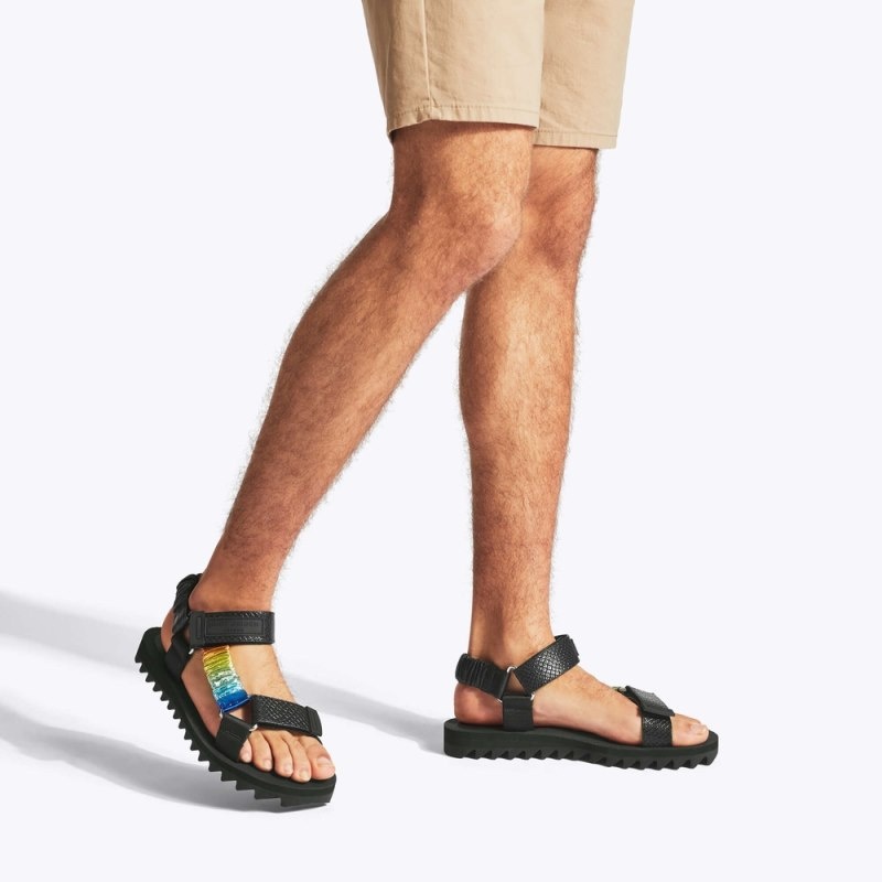 Kurt Geiger London Orion Men's Sandals Black | Malaysia SI02-069