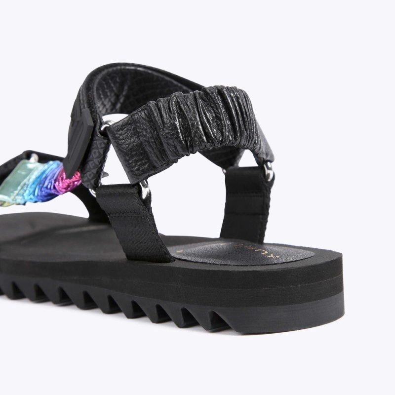 Kurt Geiger London Orion Men's Sandals Black | Malaysia SI02-069