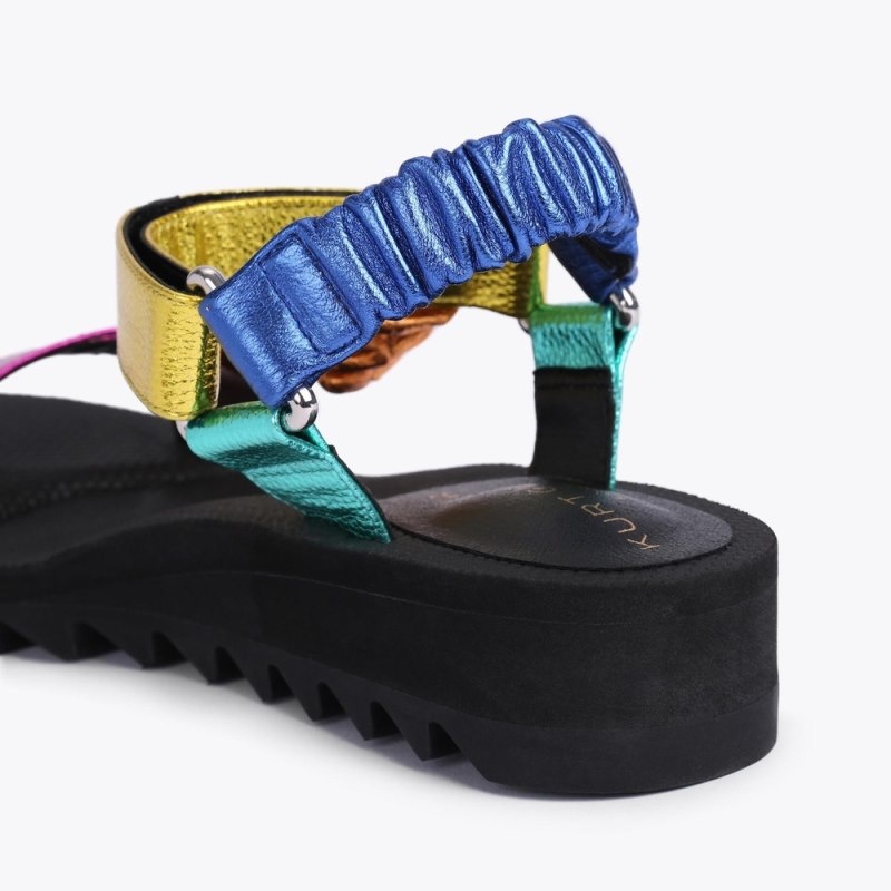 Kurt Geiger London Orion Women's Sandals Multicolor | Malaysia LK59-500