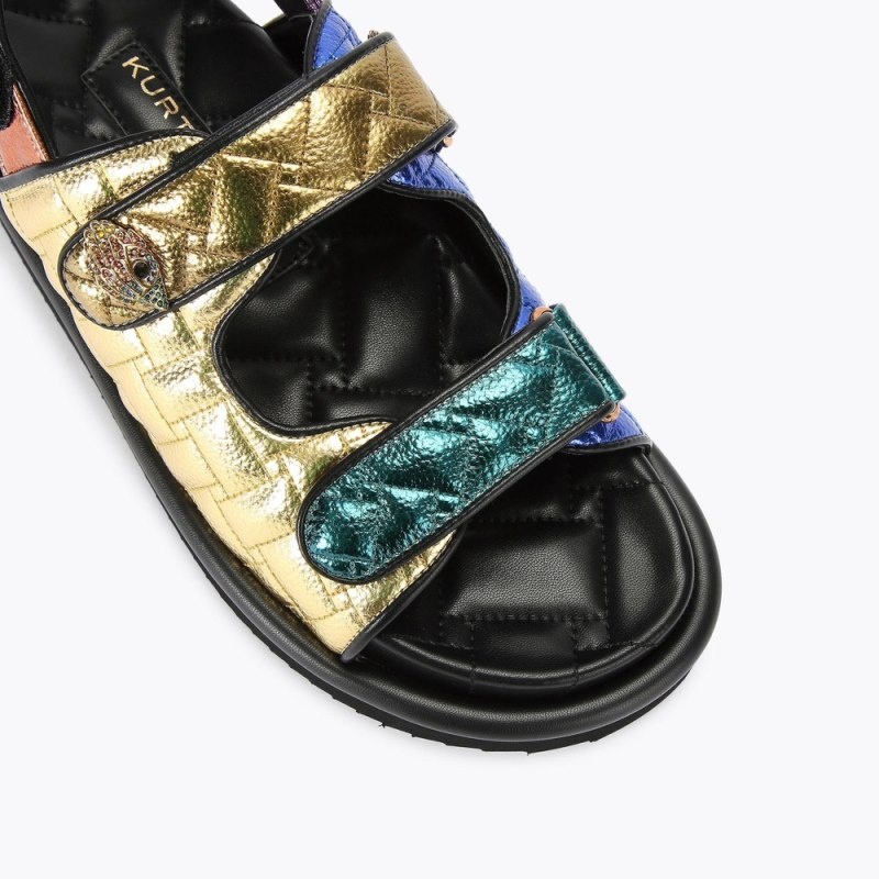 Kurt Geiger London Orson Sandal Women's Flat Shoes Multicolor | Malaysia FL14-232