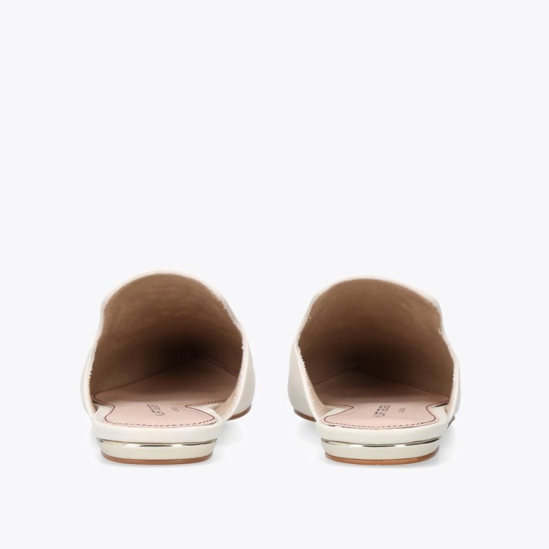 Kurt Geiger London Otter Women's Flat Shoes Bone | Malaysia ZJ83-565