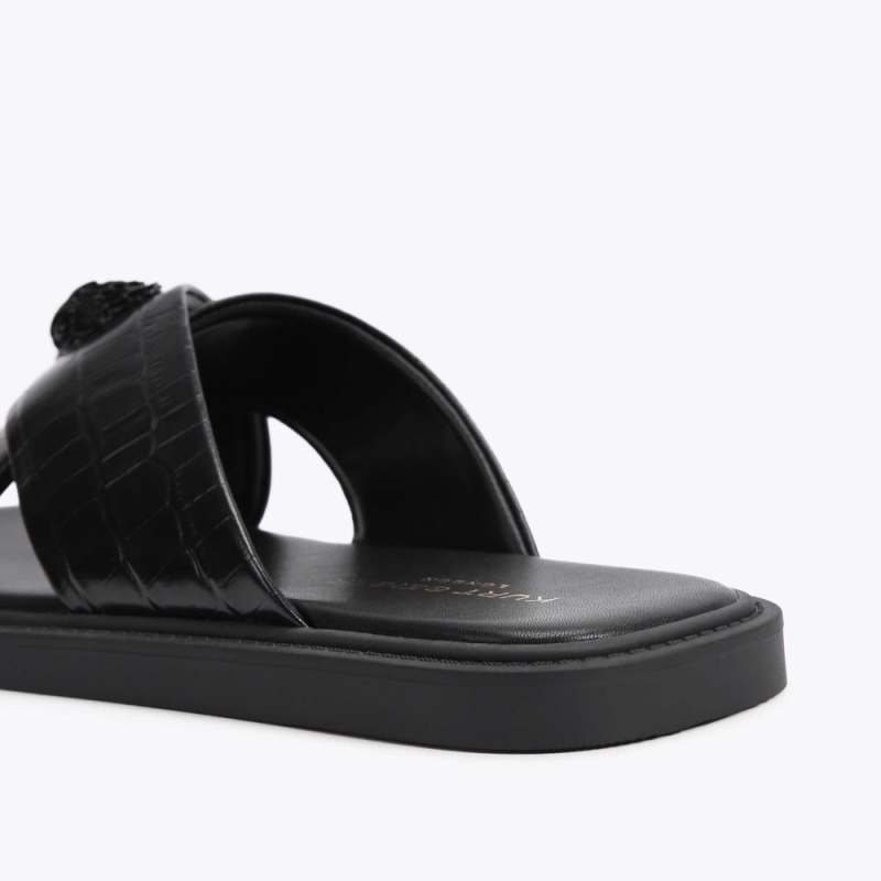 Kurt Geiger London Owen Men's Sandals Black | Malaysia FJ14-927