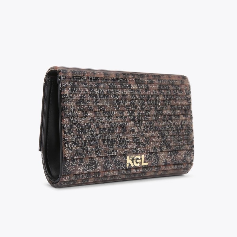 Kurt Geiger London Party Eagle Women's Clutches Brown | Malaysia FY86-952