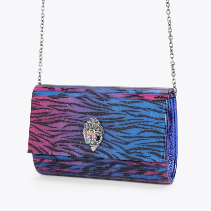 Kurt Geiger London Party Eagle Women's Clutches Fushia | Malaysia VA49-827