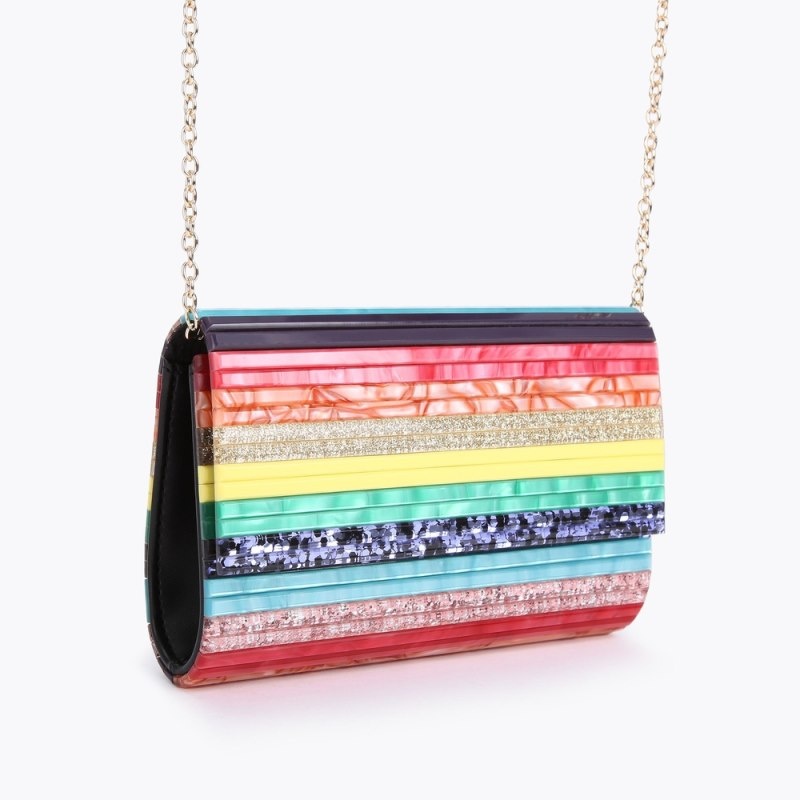 Kurt Geiger London Party Envelope Women's Clutches Multicolor | Malaysia WJ37-437