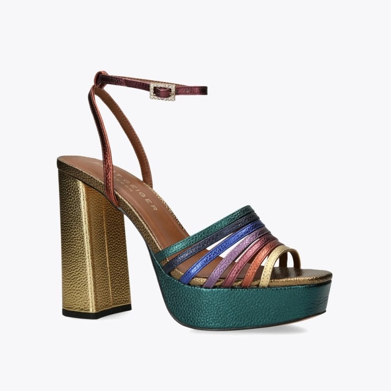 Kurt Geiger London Pierra Platform Women's Heels Multicolor | Malaysia HH44-841