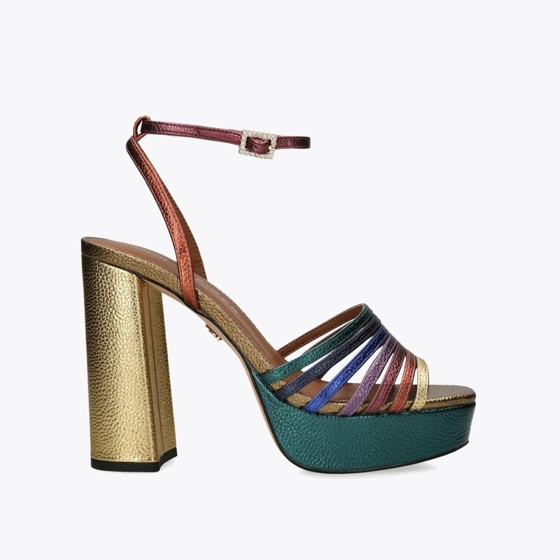 Kurt Geiger London Pierra Platform Women\'s Heels Multicolor | Malaysia HH44-841