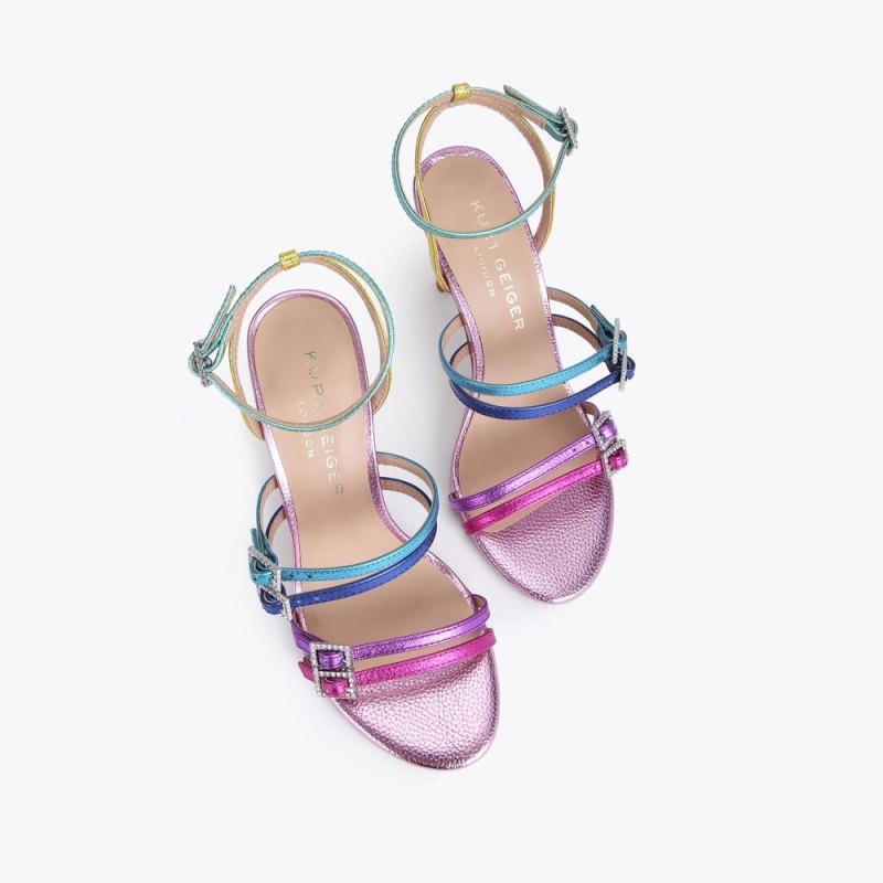 Kurt Geiger London Pierra Women's Heels Multicolor | Malaysia VN00-833