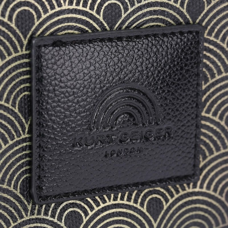 Kurt Geiger London Pimlico Zip Around Women's Wallets Black | Malaysia XG86-095
