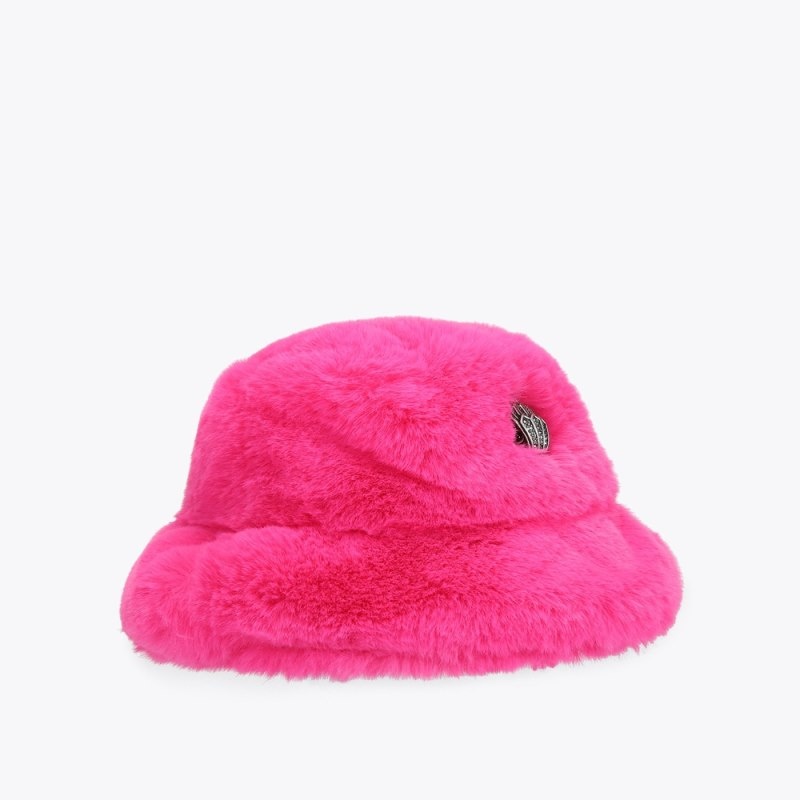 Kurt Geiger London Poppy Bucket Women's Hats Fushia | Malaysia NZ65-442