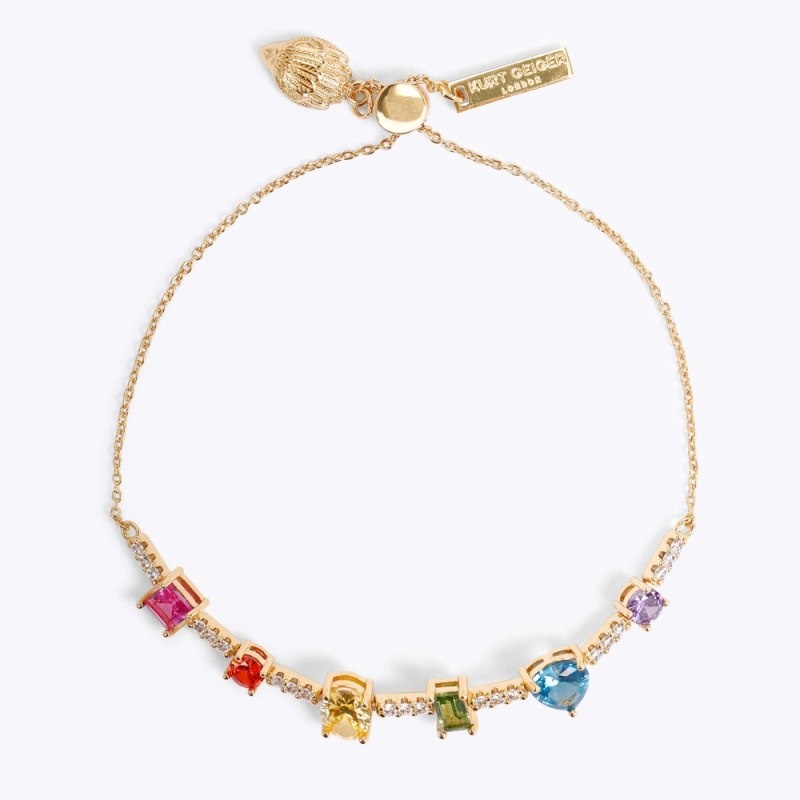 Kurt Geiger London Rainbow Mix Bracelet Women\'s Jewelry Multicolor | Malaysia AC94-580