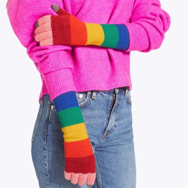 Kurt Geiger London Rainbow Women's Gloves Multicolor | Malaysia EU74-058