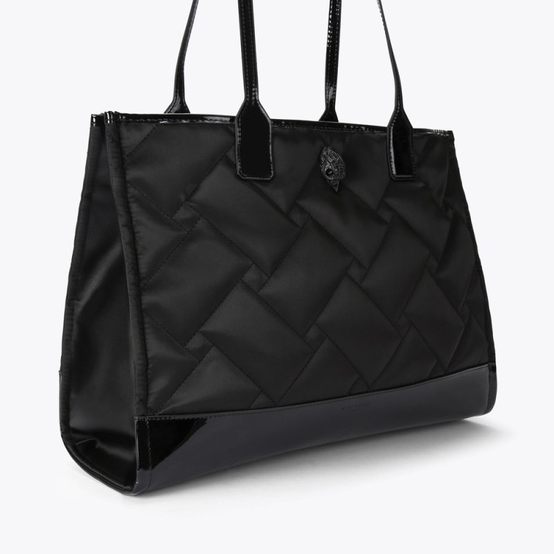 Kurt Geiger London Recycled Drench Shopper Women's Tote Bags Black | Malaysia PS57-799