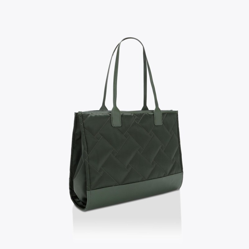 Kurt Geiger London Recycled Square Women's Shopper Bag Dark Green | Malaysia VG25-686