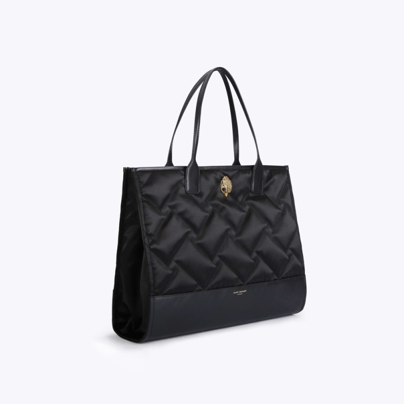 Kurt Geiger London Recycled Square Women's Shopper Bag Black | Malaysia LA19-958