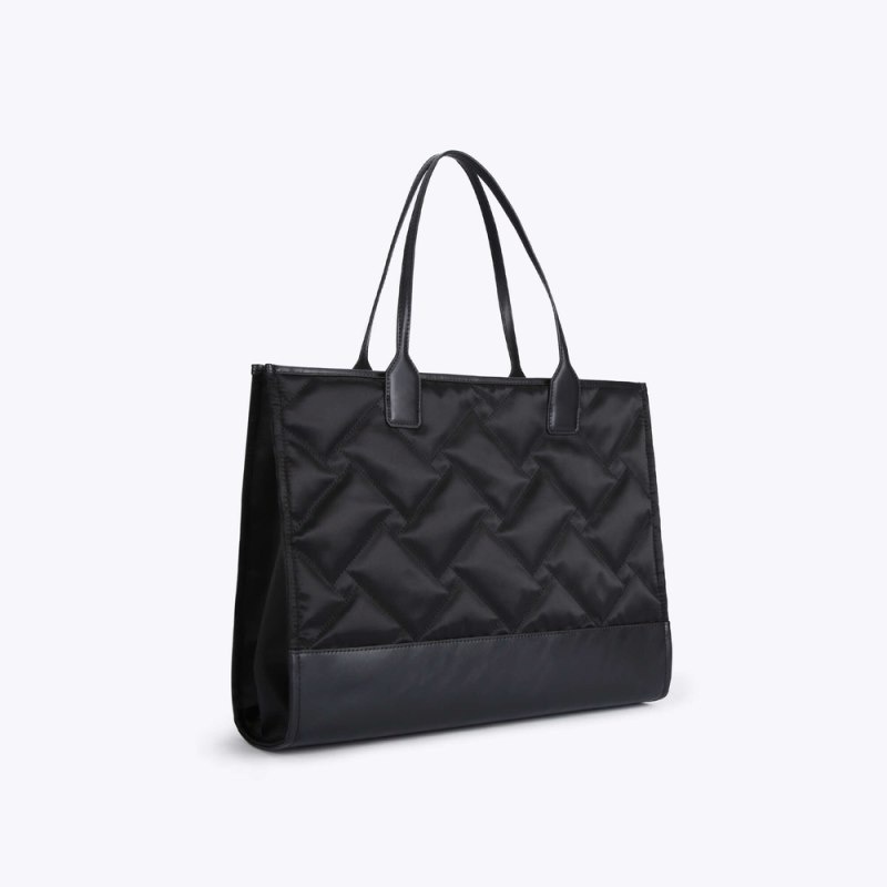 Kurt Geiger London Recycled Square Women's Shopper Bag Black | Malaysia LA19-958