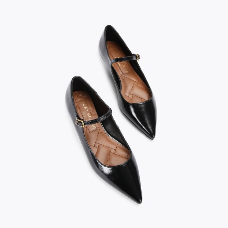 Kurt Geiger London Regent Mary Jane Women's Flat Shoes Black | Malaysia KI00-920