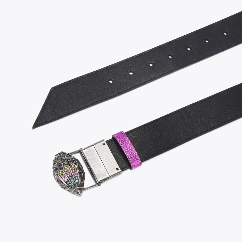 Kurt Geiger London Reversible Eagle Women's Belts Multicolor | Malaysia ZV18-749