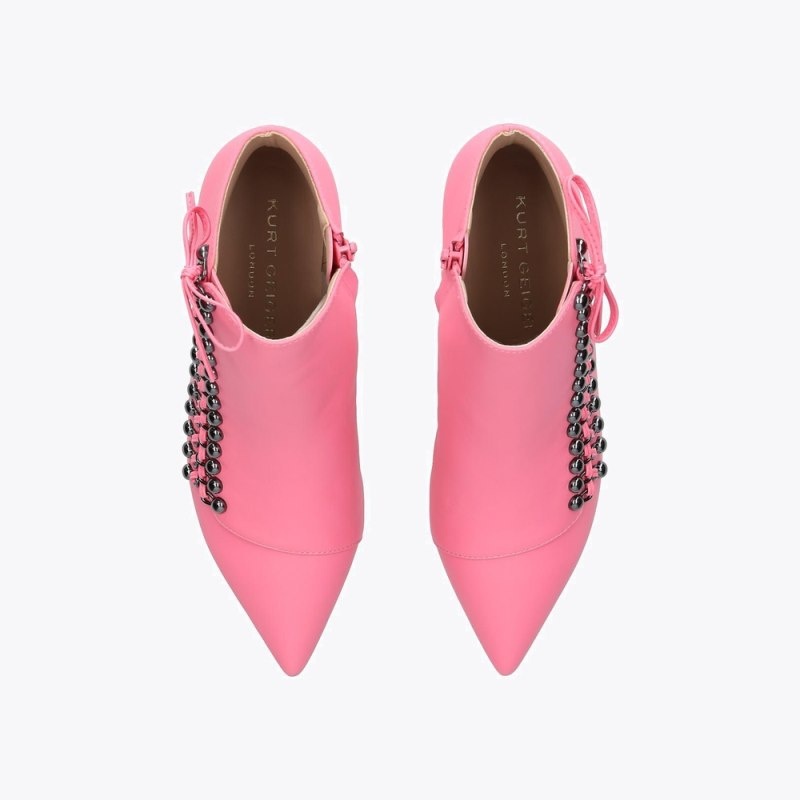 Kurt Geiger London Rita Women's Heeled Boots Pink | Malaysia PE11-610