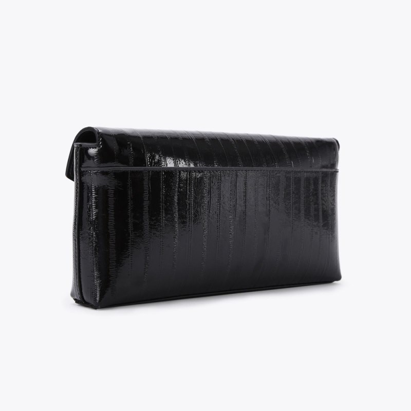 Kurt Geiger London Shoreditch Envelope Women's Clutches Black | Malaysia IO07-897