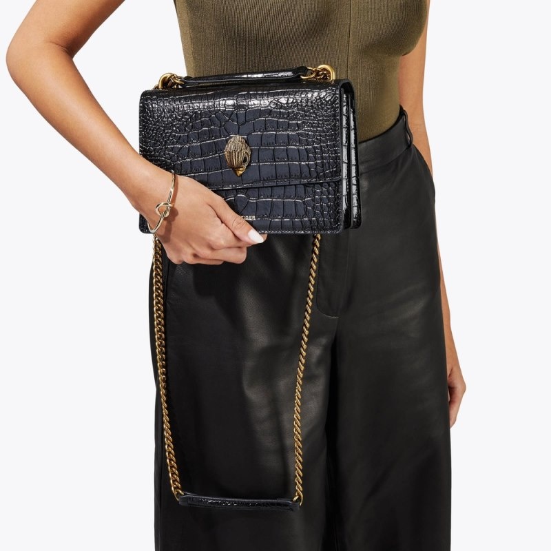 Kurt Geiger London Shoreditch Women's Crossbody Bags Black | Malaysia LM56-421