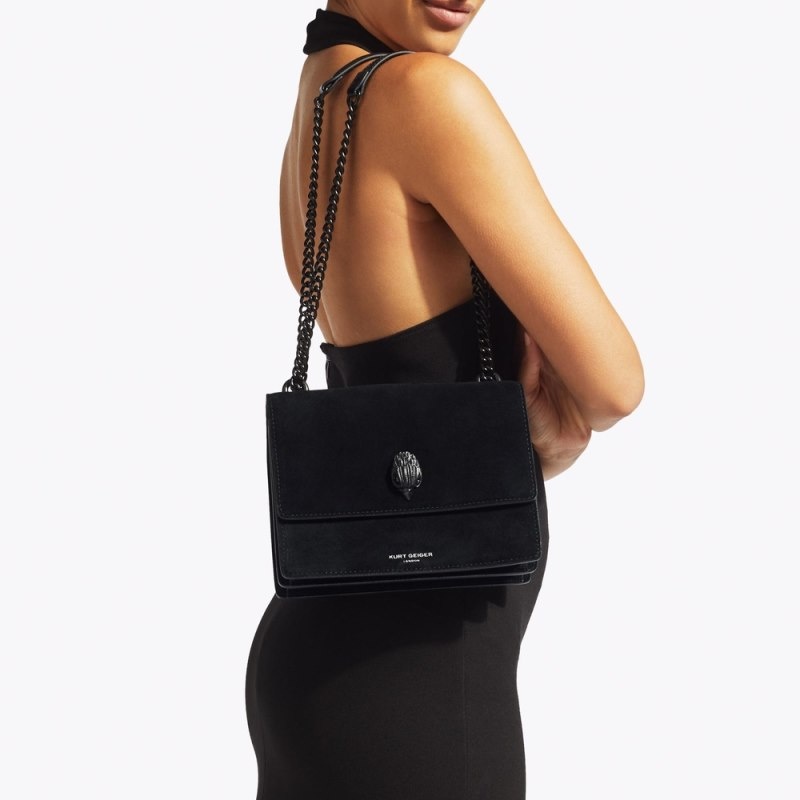 Kurt Geiger London Shoreditch Women's Shoulder Bags Black | Malaysia VY51-272