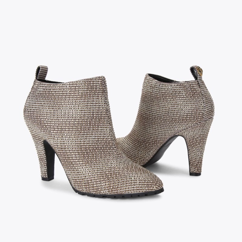 Kurt Geiger London Shoreditch Women's Heeled Boots Beige | Malaysia HW41-870