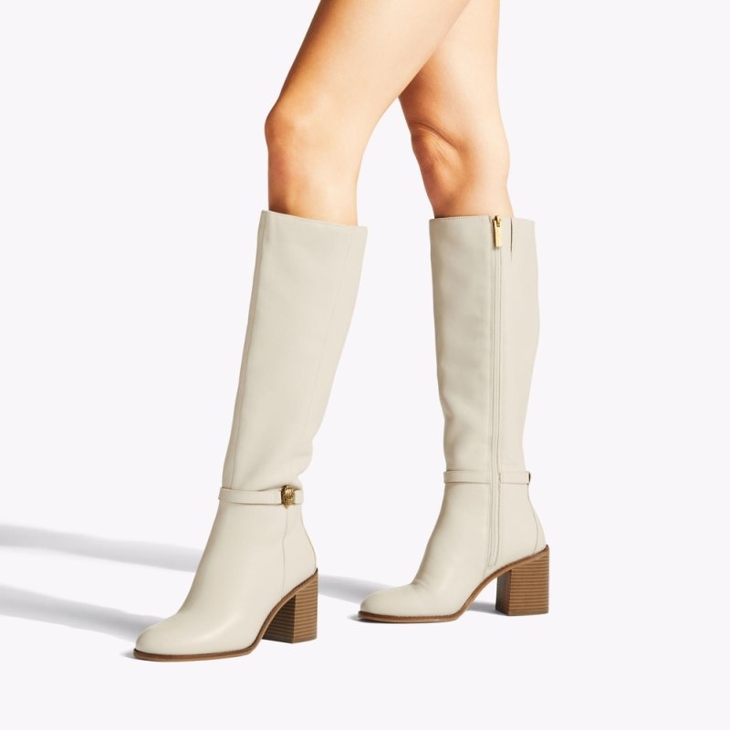 Kurt Geiger London Shoreditch Women's Heeled Boots White | Malaysia FI17-093