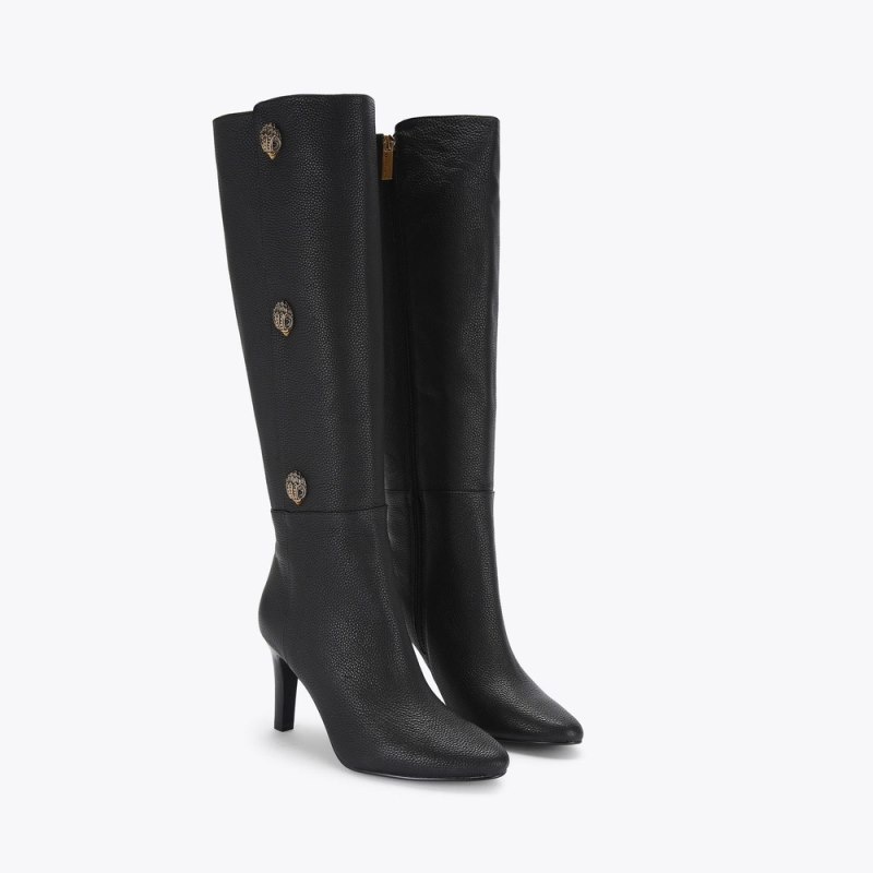 Kurt Geiger London Shoreditch Women's Heeled Boots Black | Malaysia WY82-773