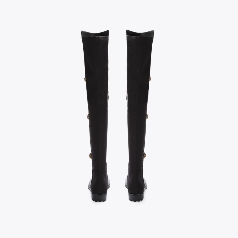 Kurt Geiger London Shoreditch Women's Knee-High Boots Black | Malaysia PQ25-434