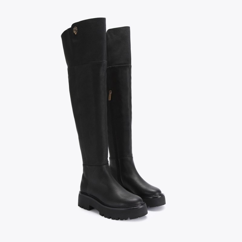 Kurt Geiger London Shoreditch Women's Knee-High Boots Black | Malaysia YL86-515