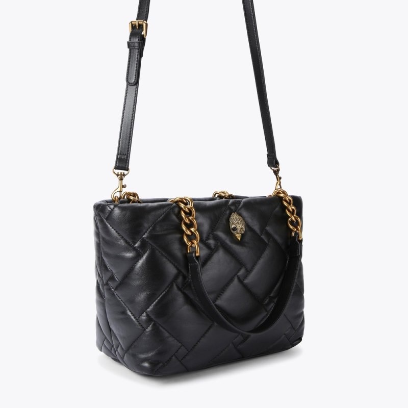 Kurt Geiger London Small Kensington Soft Women's Shopper Bag Black | Malaysia JZ99-990