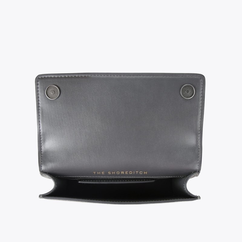 Kurt Geiger London Small Leather Shoreditch Women's Crossbody Bags Grey | Malaysia QX43-930