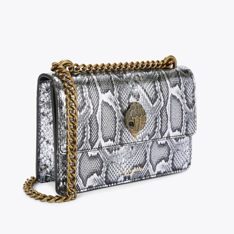 Kurt Geiger London Small Printed Shoreditch Women's Crossbody Bags Silver | Malaysia PH36-041